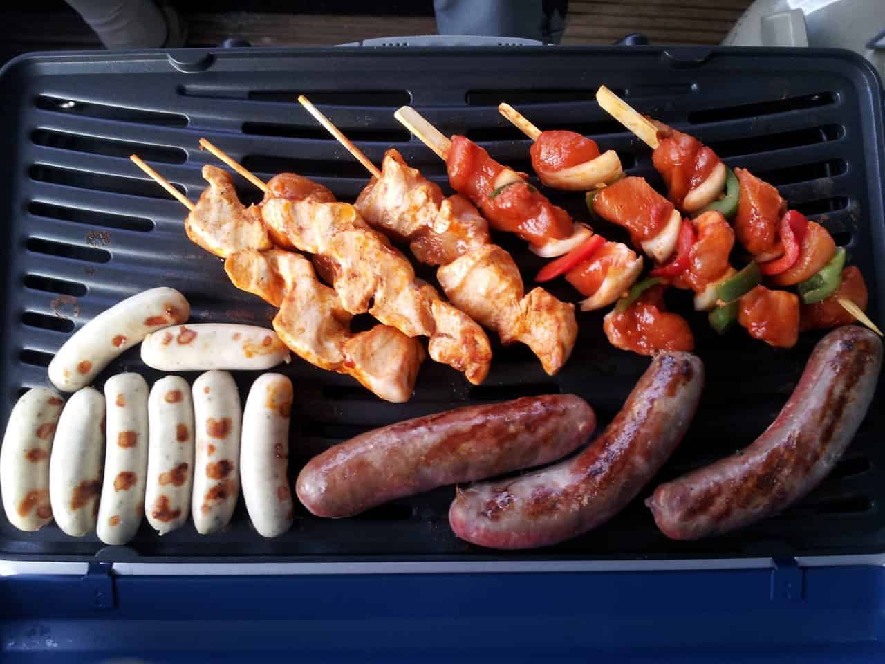 Kaasugrillissä voi grillata myös talvella