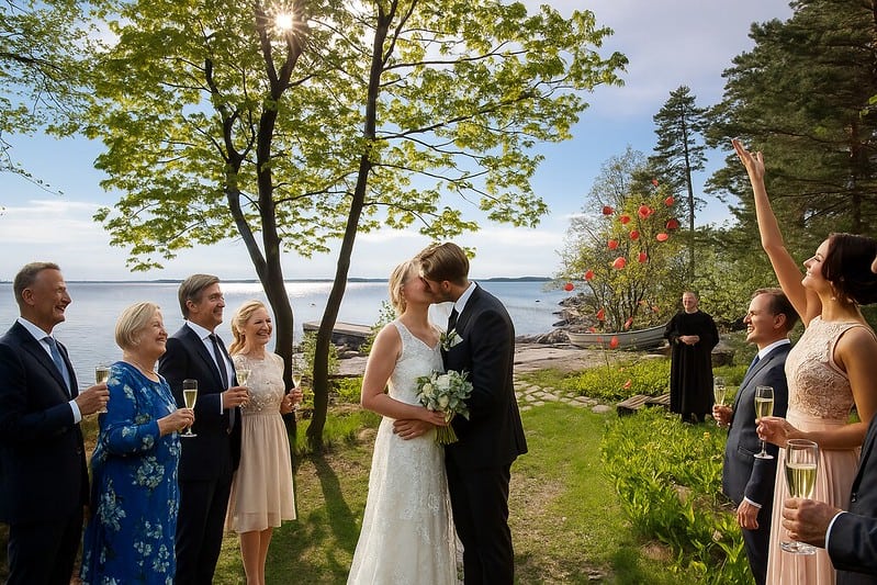 Pystymme järjestämään ikimuistoiset häät Suomen kauniissa luonnossa.