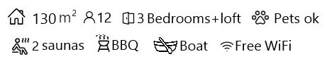 Kuvaus suomalaisesta kodista, tilava 130 m², 3 makuuhuonetta, oma sauna, grillikota ja ilmainen Wi-Fi.