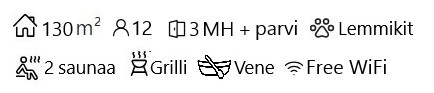 Mukavuudet villa Skitunäs