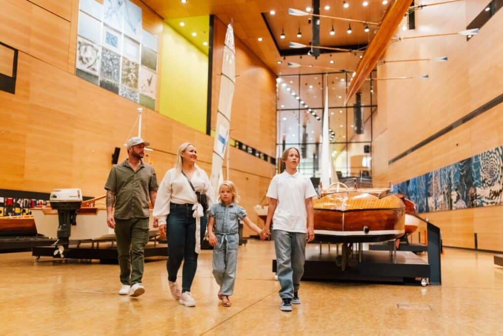 Merikeskus Vellamo is located in Kotka. There is something to do there for the whole family.