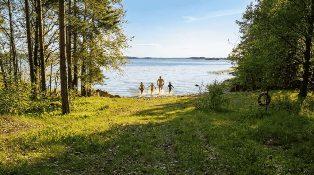 Pyhtään virkistysalueen uimaranta