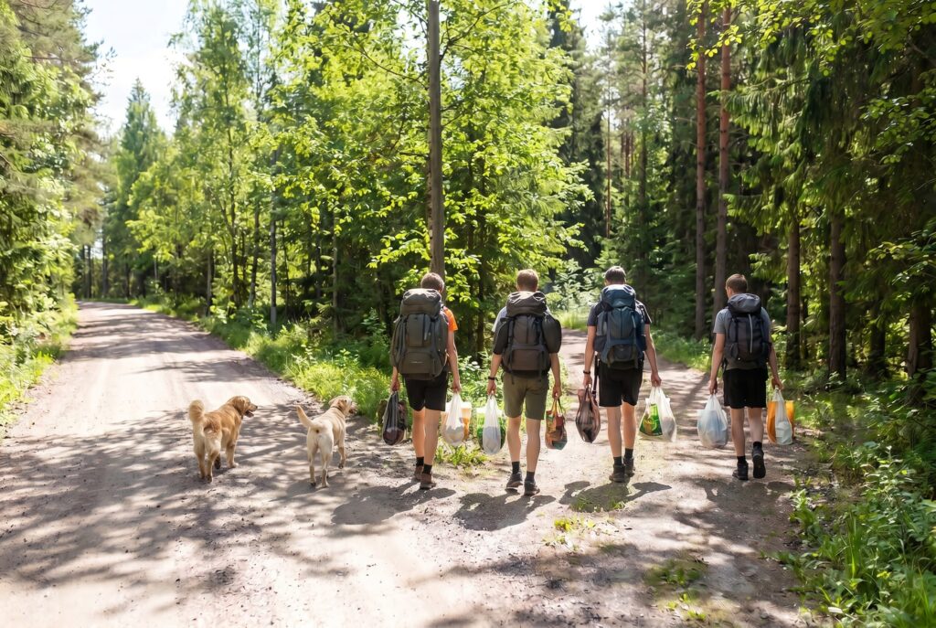 Strukan mökille pääsee myös bussilla