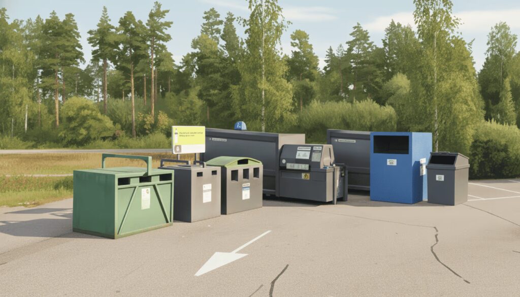 Jätteiden kierrätyspisteet Loviisassa